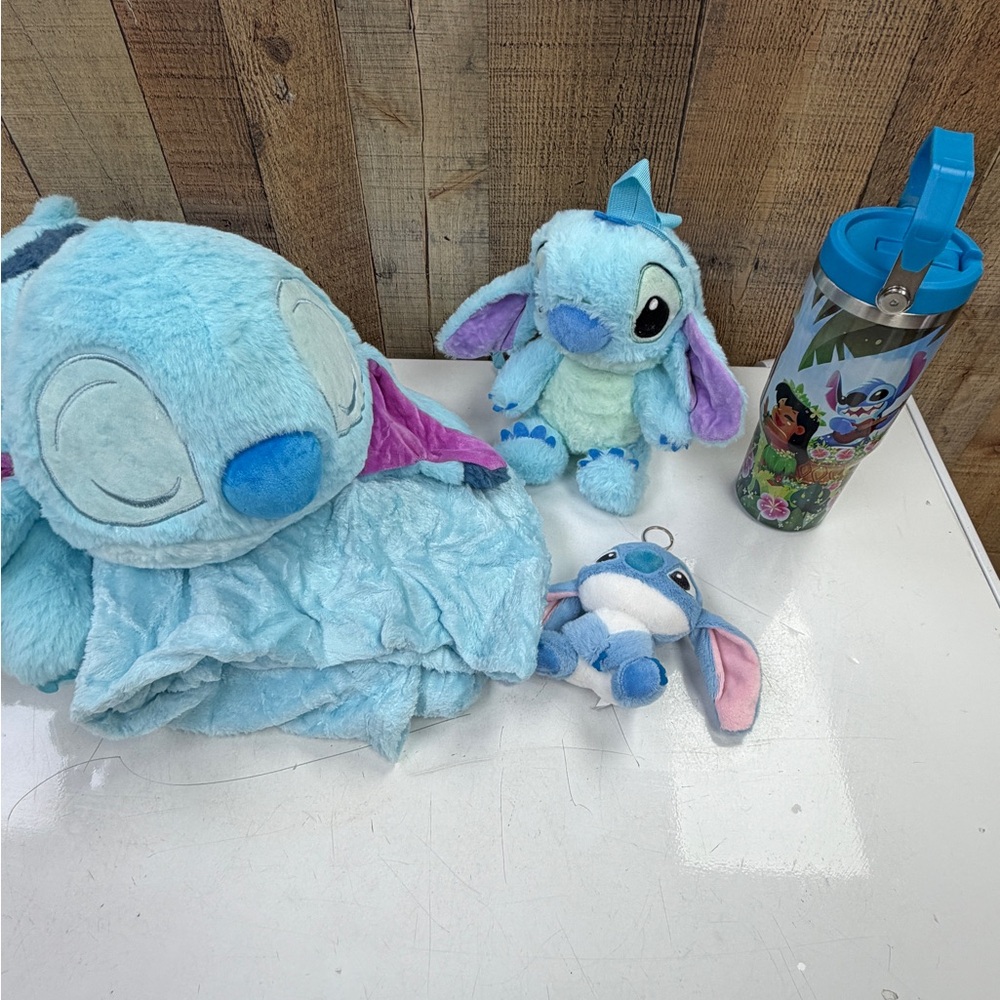 Stitch Plush Toy Set - Blue